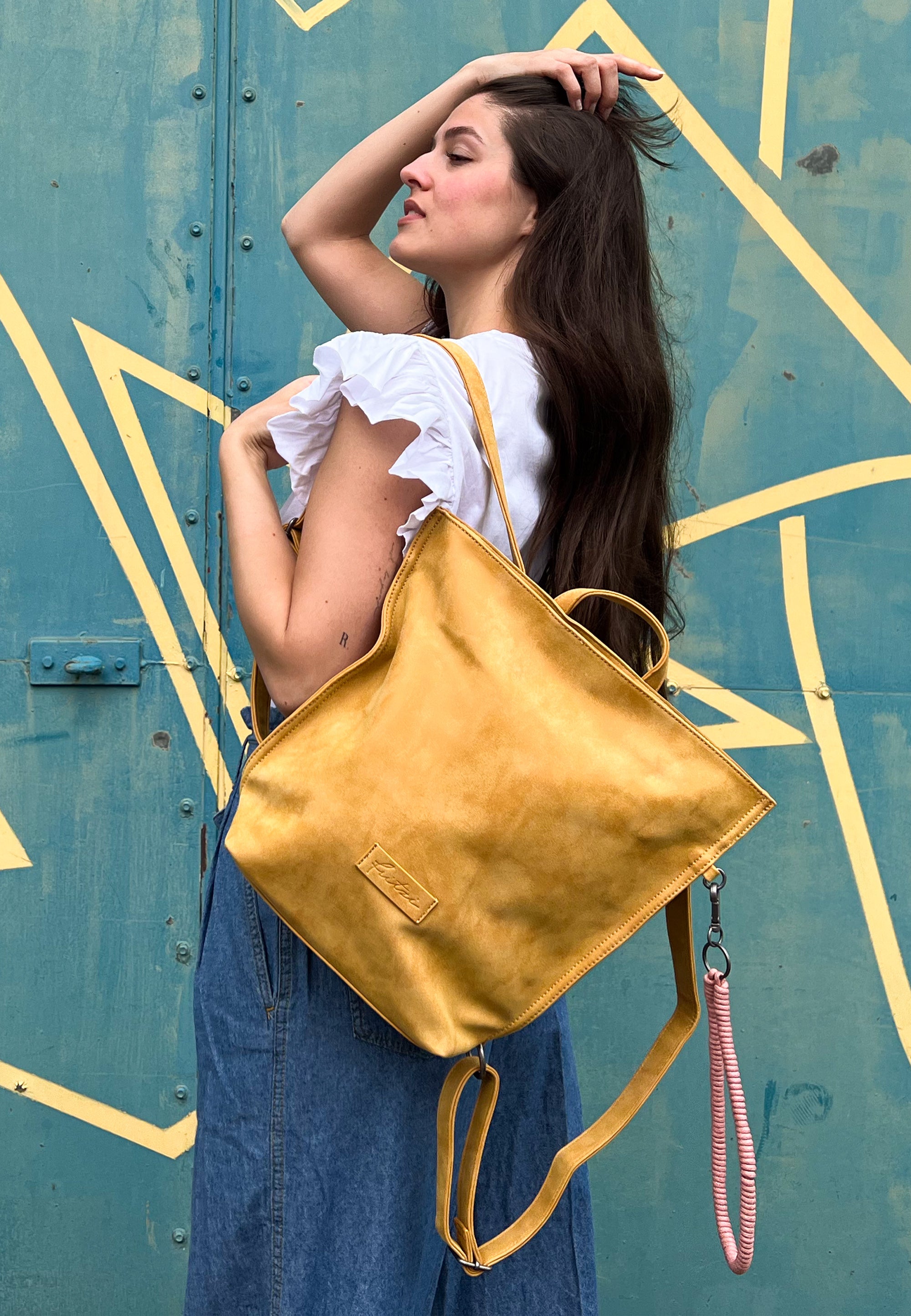 Fritzi Aus Preussen Damen-Rucksack »Fritzi53« Im Vintage-Look – Kleiner Alltagsrucksack Aus Kunstleder