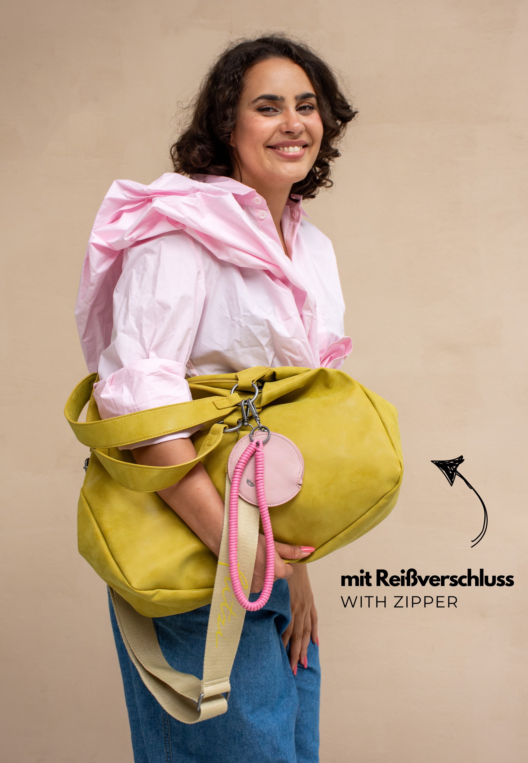 Fritzi Aus Preußen Brigitte X Fritzi Jive Shopper Red – Borsa Shopping Grande 46x33x18 Cm