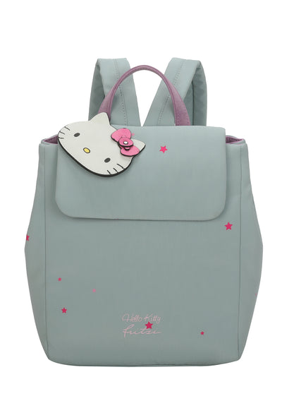Sac à Bandoulière (tote Bag) Hello Kitty Fritzi Aus Preußen - Toile Turquoise 'Pool Cat' - Réglable Et Pratique