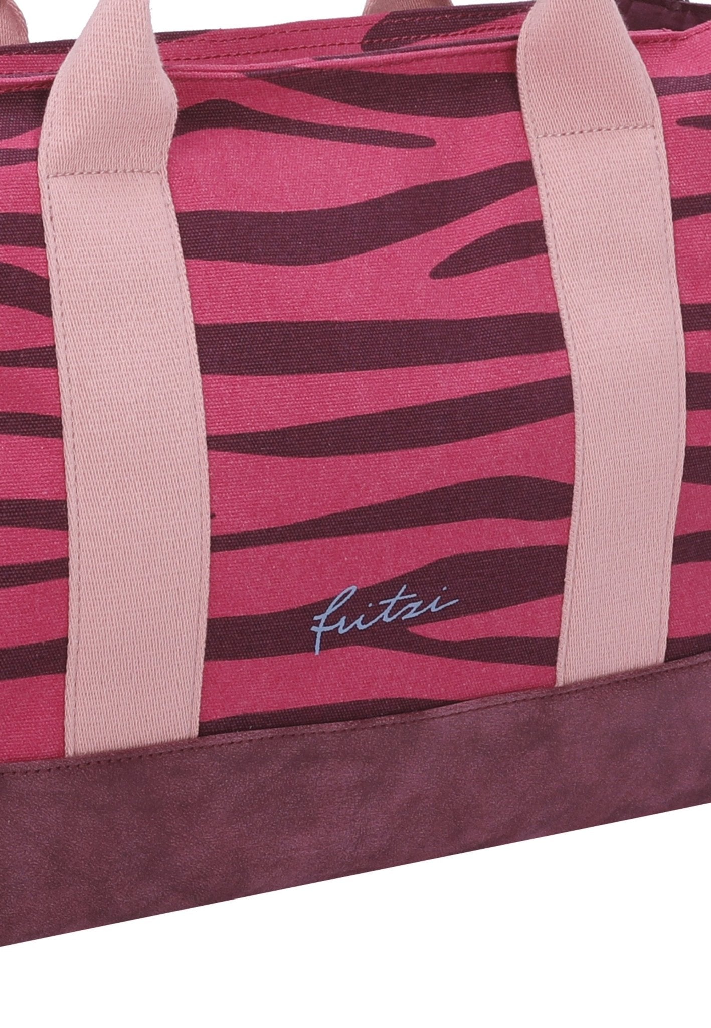 Canvas-Tote-Bag-Zebra - Fritzi aus Preußen - Zebra Pink
